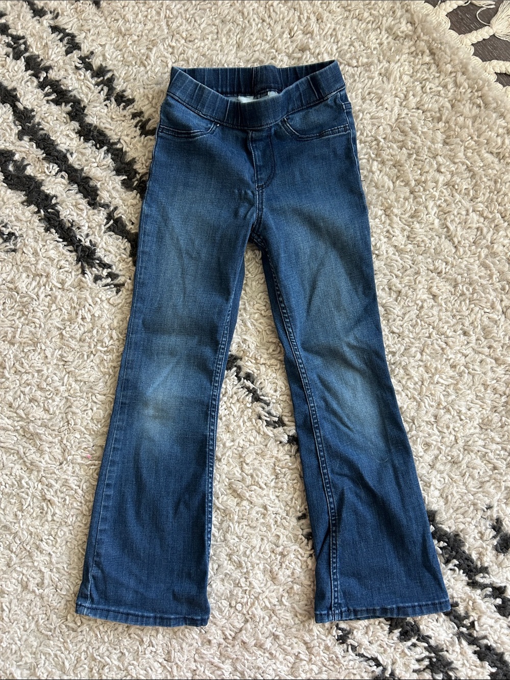 H&M Girls' Dark Blue Flare Jeans
